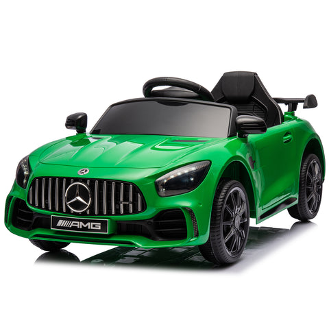 LEADZM Dual Drive 12V 4.5Ah with 2.4G Remote Control Mercedes-Benz Sports Car Green - TOYSHIP