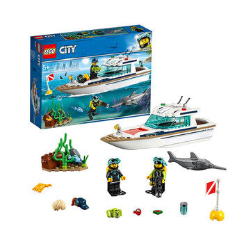 LEGO City Great Vehicles Diving Yacht 60221 Building Kit (148 Pieces)