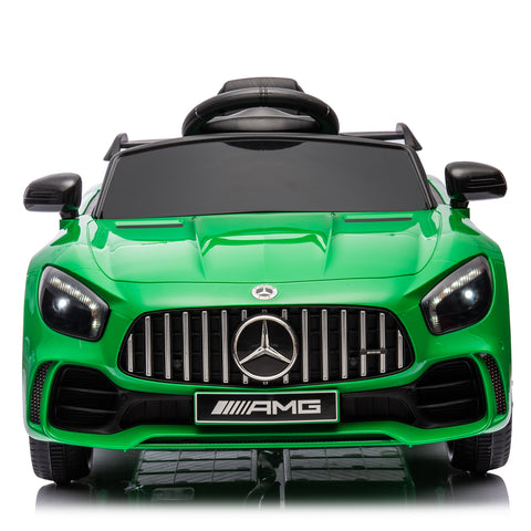 LEADZM Dual Drive 12V 4.5Ah with 2.4G Remote Control Mercedes-Benz Sports Car Green - TOYSHIP