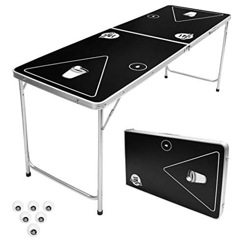 6-Foot Portable Folding Beer Pong Table - TOYSHIP