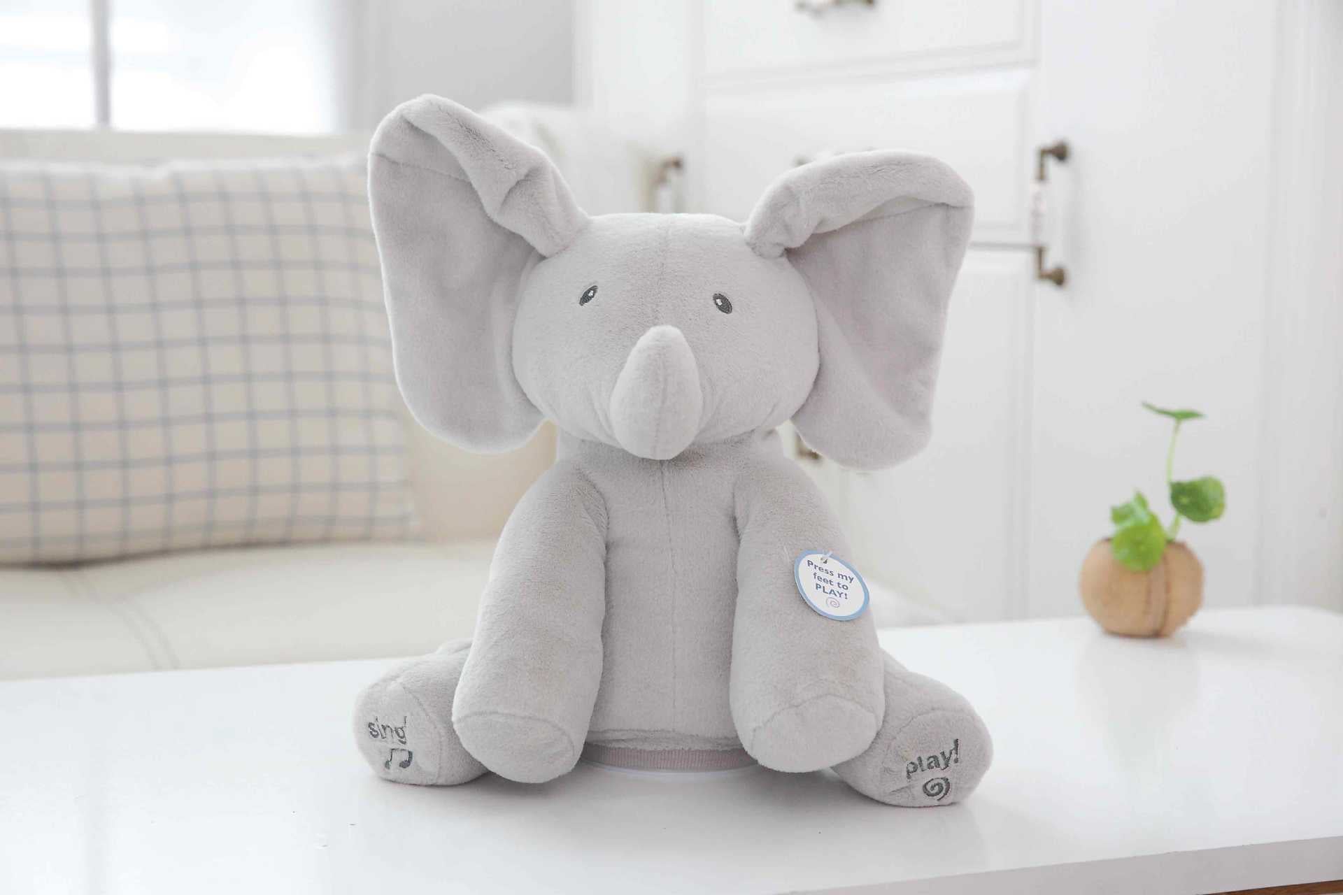 Elly The Animated Peek-A-boo Flappy Elephant Toy