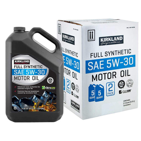 Kirkland Signature 5W-30 Full Synthetic Motor Oil 5-quart, 4-Bottles - TOYSHIP