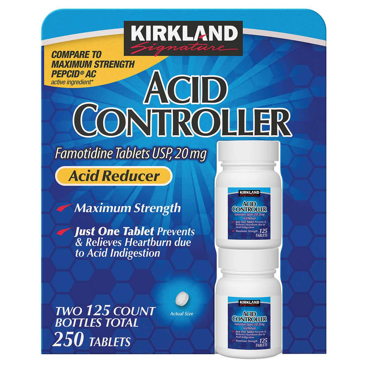 Kirkland Signature Acid Controller 20mg., 250 Tablets - TOYSHIP