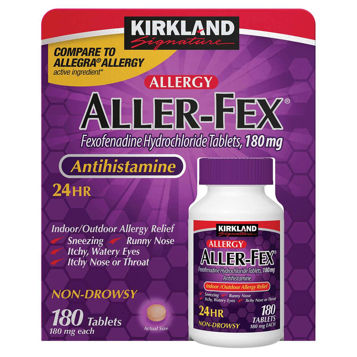 Kirkland Signature Aller-Fex , 180 Tablets - TOYSHIP