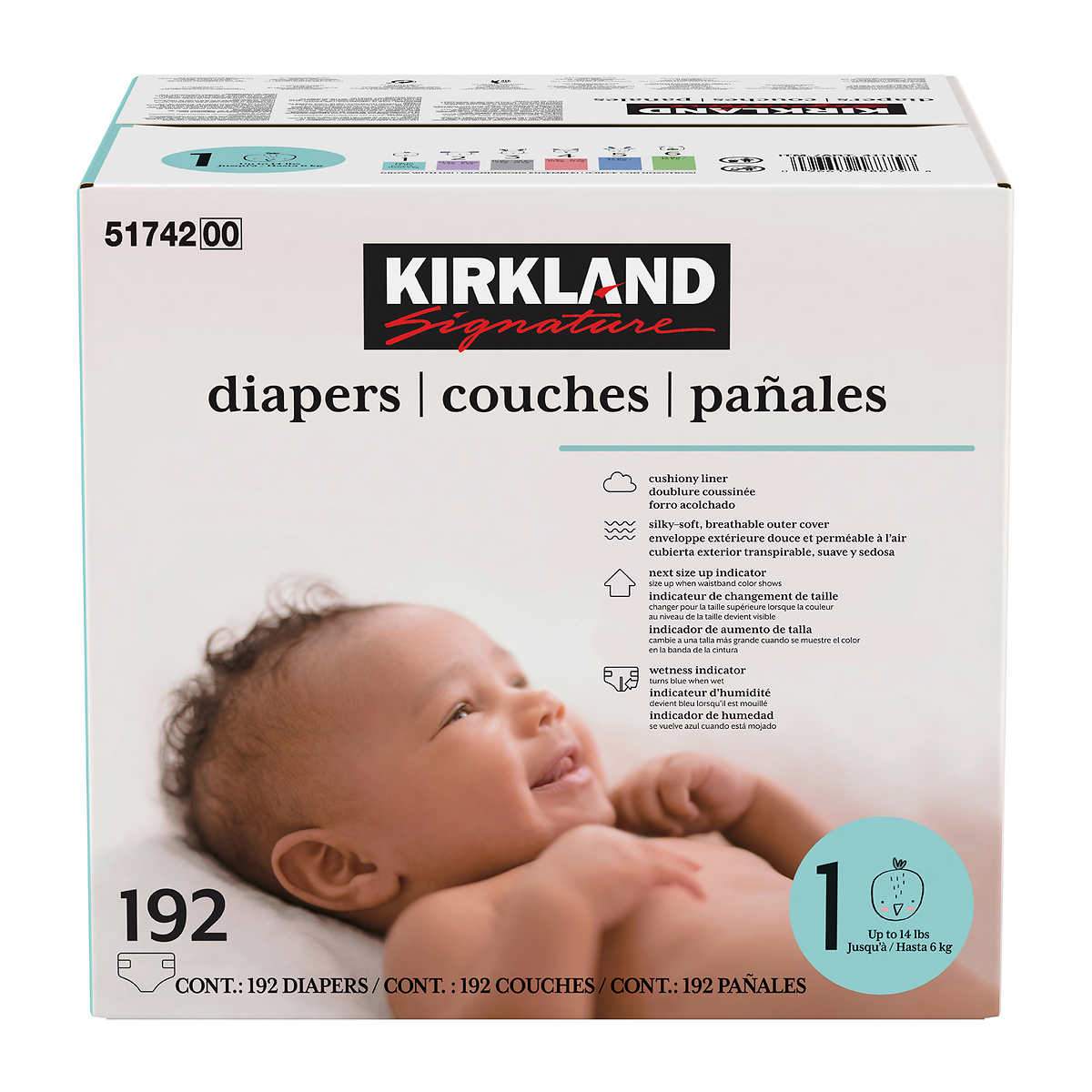 Kirkland Signature Diapers Sizes 1-6 - TOYSHIP