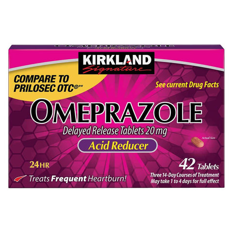 Kirkland Signature Omeprazole 20 mg., 42 Tablets - TOYSHIP