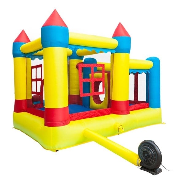 Thick Oxford Cloth Inflatable Bounce House Castle Ball Pit Jumper Kids Play Castle Multicolor
