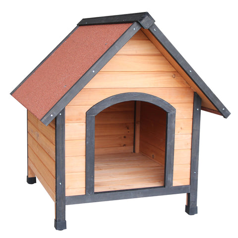 Wooden Dog House Outdoor Shelter - TOYSHIP