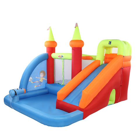 Inflatable Jumping Castle with Pool, Water Gun and Slide