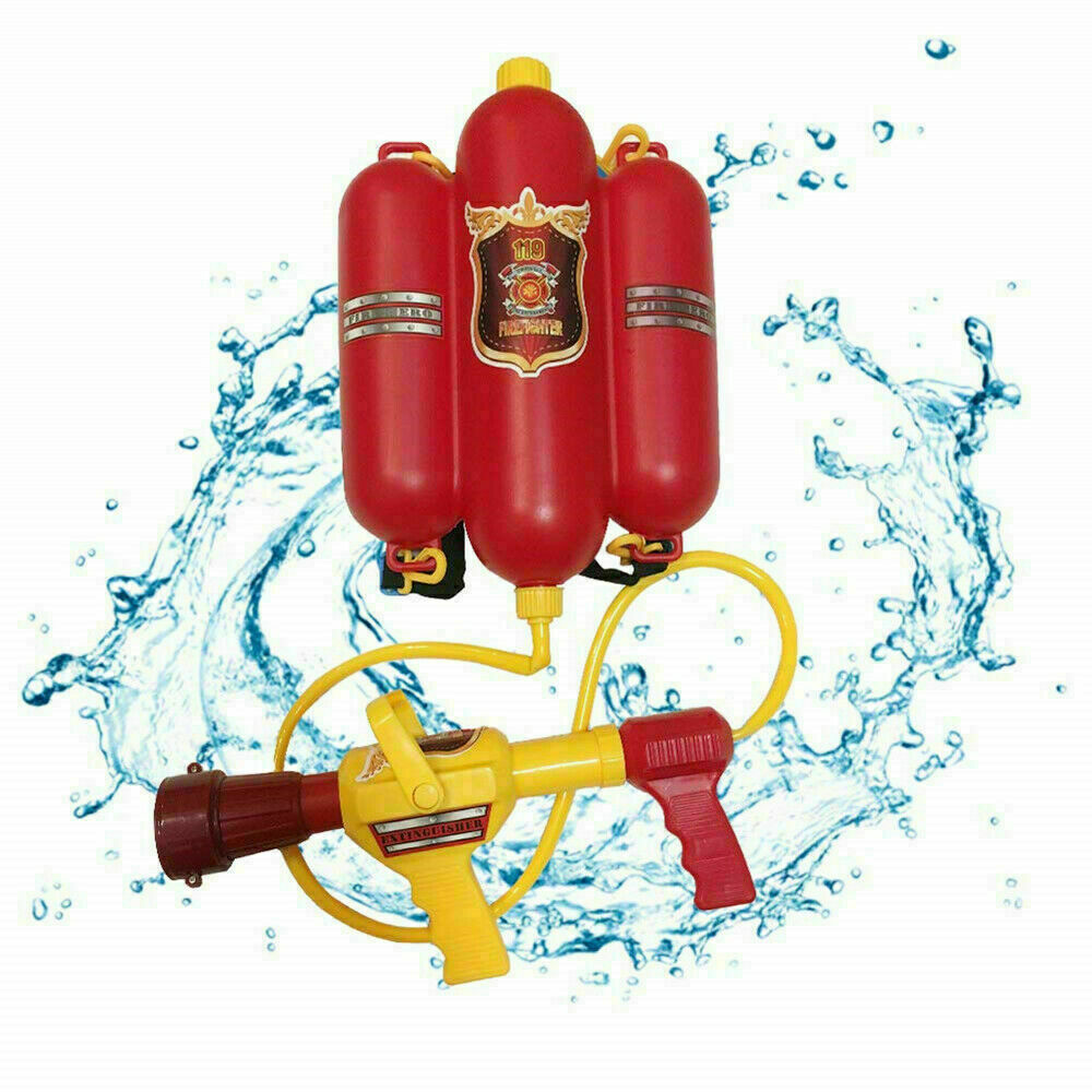 Fireman Backpack Water Gun Outdoor Summer Beach Game Water Squirt Gun Kids Toys