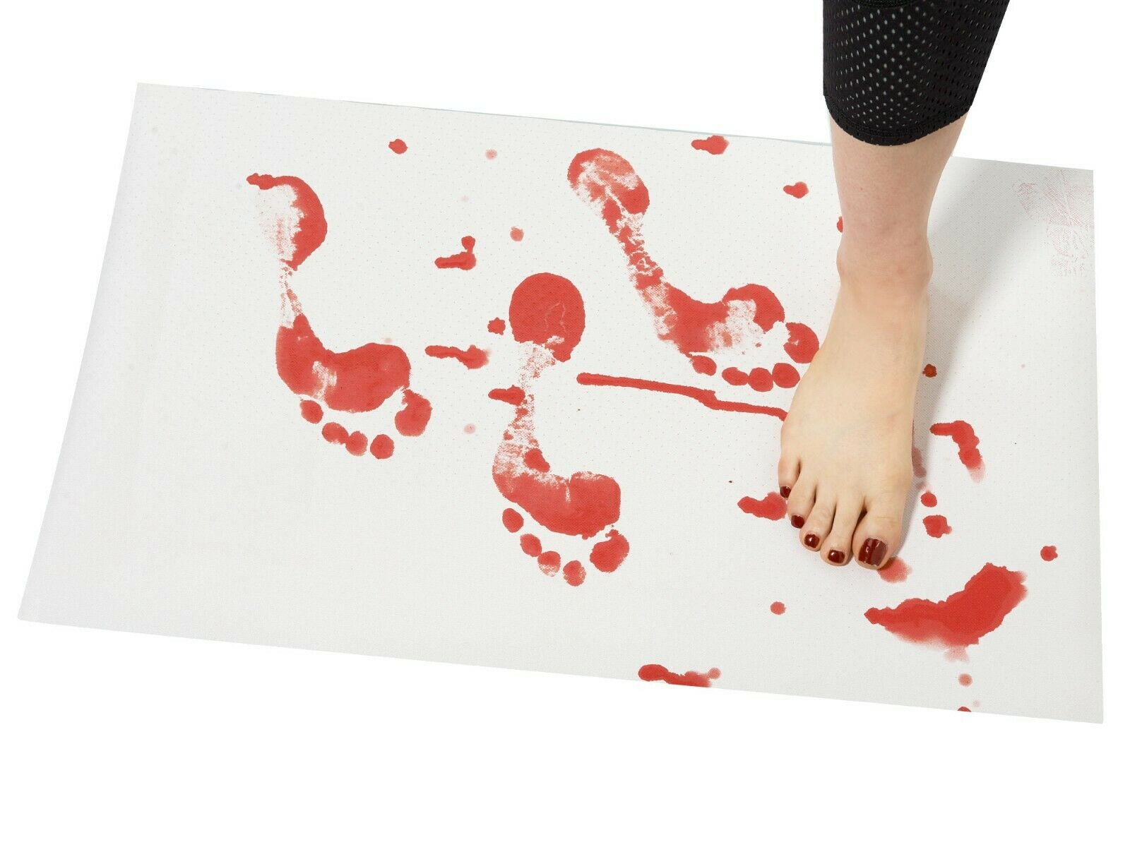 Halloween Bloody Bath Mat Horrible Floor Mat Color Changing Carpet