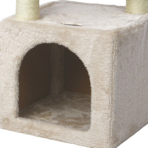 36'' Cat Tree Scratching Tower Post Condo Pet House Scratcher Furniture Bed New - TOYSHIP